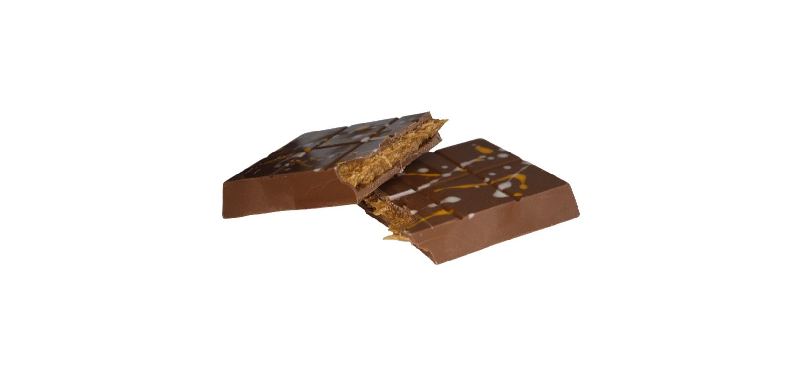 Dubar Dubai Chocolate, Caramelized Biscuit & Kunafa - 100g